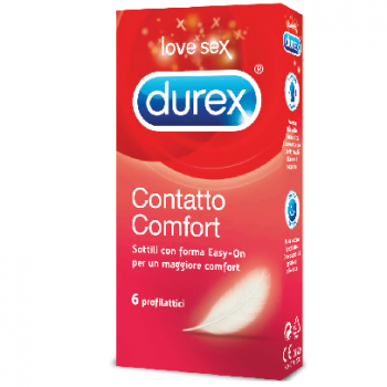 DUREX CONTATTO COMFORT da 6 pezzi DUREX CONTATTO COMFORT da 6 pezzi