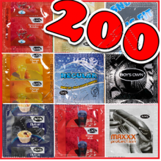 200 Preservativi a scelta EXS