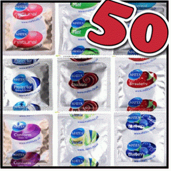 50 Preservativi a scelta MATES 50 Preservativi a scelta MATES