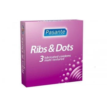 PASANTE INTENSITY RIBS & DOTS 3 pz PASANTE INTENSITY RIBS & DOTS 3 pz