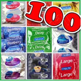 100 Preservativi PASANTE, EXS, MATES 100 Preservativi PASANTE, EXS, MATES